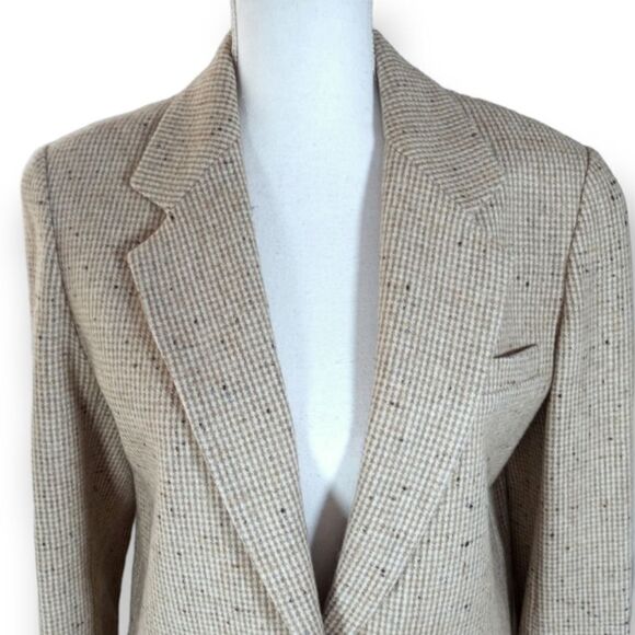 CIRAGE CREAM/BEIGE WOOL BLAZER SZ.8 EUC - Picture 2 of 6